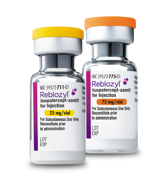 Two REBLOZYL® vials